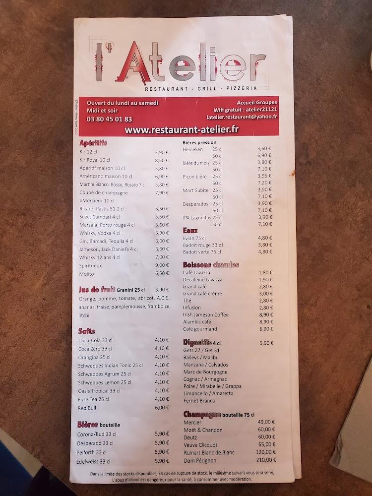 L'Atelier - Menu Image 2