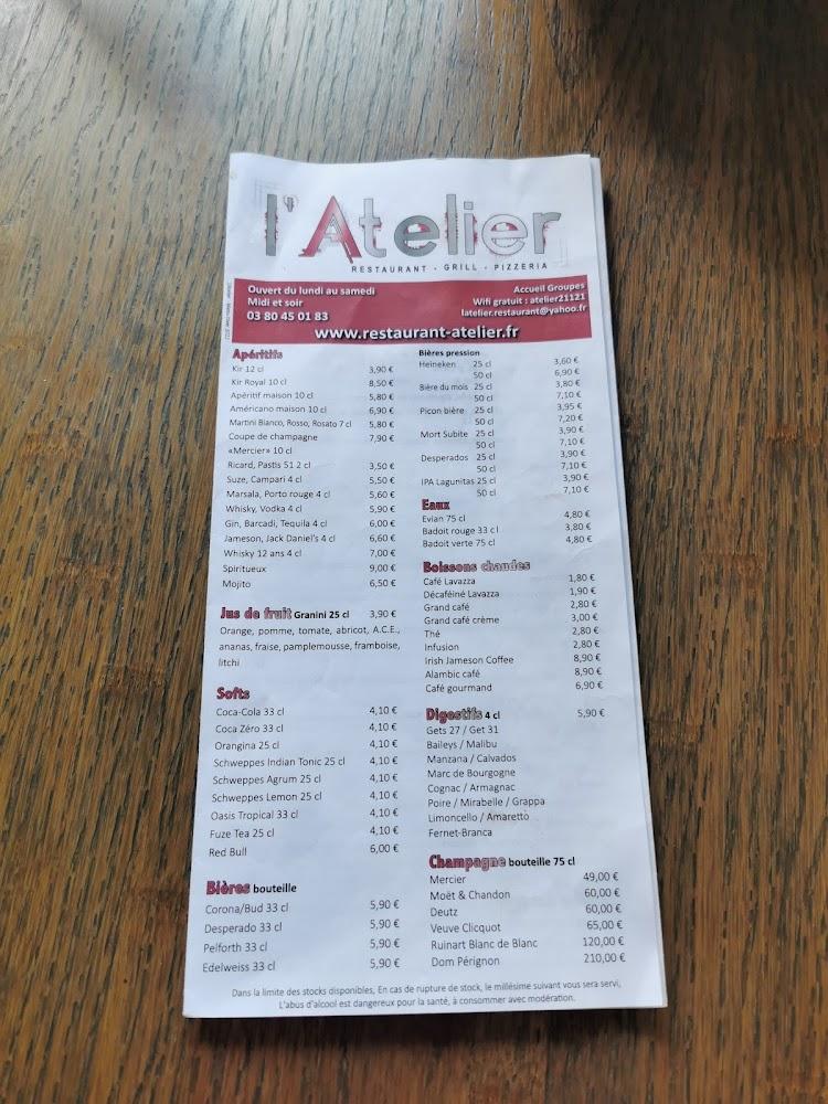 L'Atelier - Menu Image 4